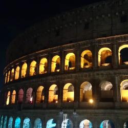 Colosseum at night